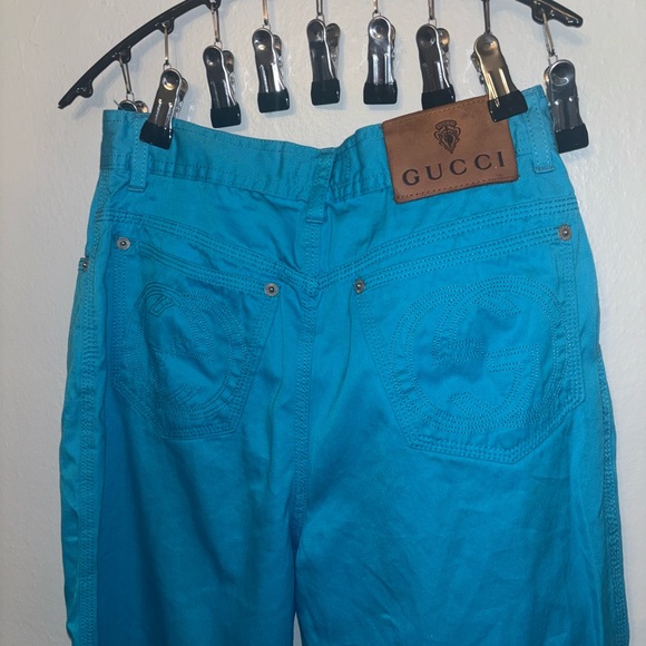 Rare Gucci Women’s  Blue Jeans (42) US 6 - Picture 5 of 7